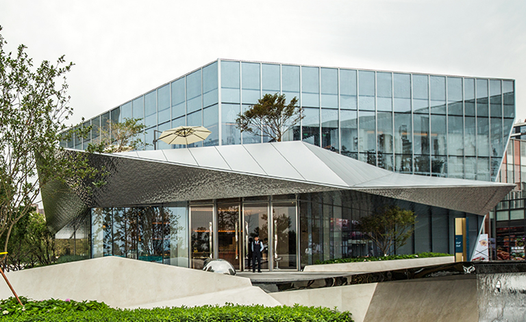 View of building and canopy